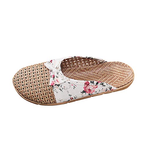 TYUIOP schlappen damen sommer bequem espadrilles für damen plateau braun damen frauen flip flops zehenstegsandalen flip flops clogs leder damen 40 damen slipper ohne absatz aus leder sandalen von TYUIOP