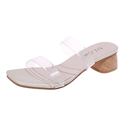 TYUIOP schlappen damen sommer leder flip flop sandalen damen beige damen herren zehentrenner sommer flip flops badelatschen geschlossene sandalen damen absatz damen slipper mit blockabsatz von TYUIOP