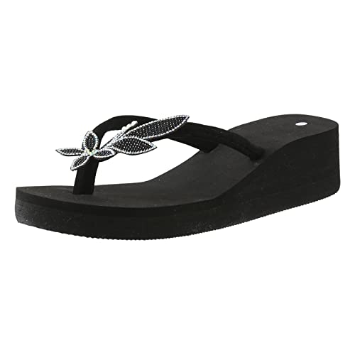 TYUIOP schwarze sandalen damen sandalen damen 28 damen boho lang rock weicher dehnbarer maxirock rei?verschluss badelatschen leder sommer hausschuhe outdoor hausschuhe mit absatz clogs von TYUIOP