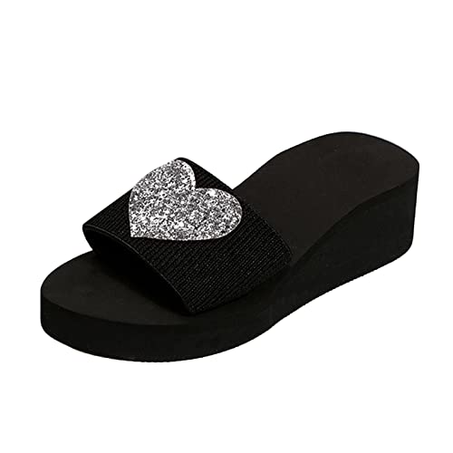 TYUIOP slides damen bench espadrilles für damen schwarz flip*flop damen zehentrenner badelatschen clogs leder schwarz damen loafer spitz schuhe rutschfest flach sandalen damen 28 damen von TYUIOP