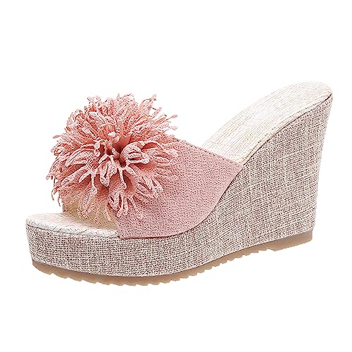 TYUIOP slides damen glitzer espadrilles für damen damen herren zehentrenner sommer flip flops badelatschen geschlossene sandalen damen mit absatz damen slipper ohne absatz aus leder sommer von TYUIOP