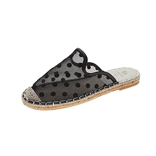 TYUIOP slides damen schwarz latschen damen sommer damen herren zehentrenner sommer flip flops badelatschen clogs leder damen damen pantoletten schnalle clogs frauen slip on sandalen damen 35 von TYUIOP