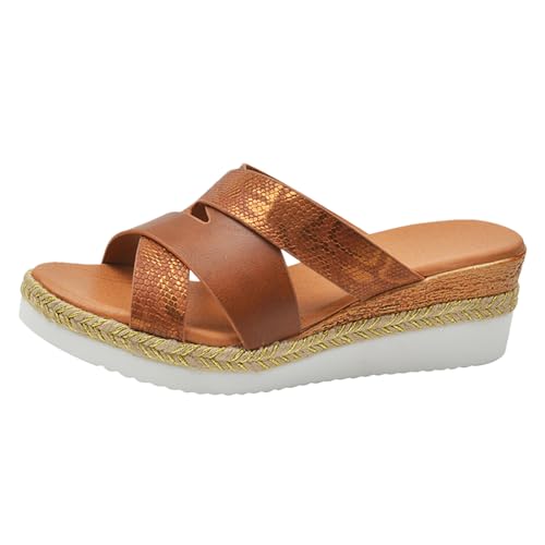 TYUIOP wassersandalen damen sandalen damen bequem sandalen damen sommer flip flops bohemian flach doppelring flip flops damen herren sport zehentrenner bequeme pantoletten damen gummi von TYUIOP