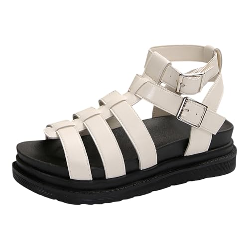 TYUIOP zehensandalen damen damen sandalen leder damen sandalette geschlossene sandalen rei?verschluss flip flops damen herren sport zehentrenner bequeme leichte bequeme sandalen damen von TYUIOP