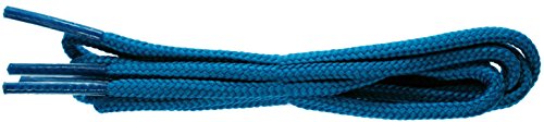 TZ Laces 2 Sich 3mm Rund Farbig Schuhbändel Schnürsenkel 39 Farben 6 Länge für Herren Schuhe, Leder Oxford Brogues, Kleid Schuhe, Smart Schuhe - Elektro Blau, 120 von TZ Laces