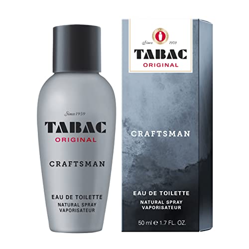 Tabac® Original Craftsman I Eau de Toilette - moderne Frische, facettenreich und lang anhaltend - für gepflegte Männlichkeit I 50ml Natural Spray Vaporisateur von Tabac Original