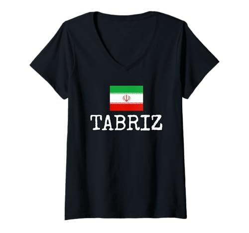 Damen Tabriz Country Iran Familienausflug Iranische Kinder Männer Frauen T-Shirt mit V-Ausschnitt Damen Tabriz Country Iran Familienausflug Iranische Kinder Männer Frauen T-Shirt mit V-Ausschnitt von Tabriz City Iran Vacation Toddler Travel Iranians