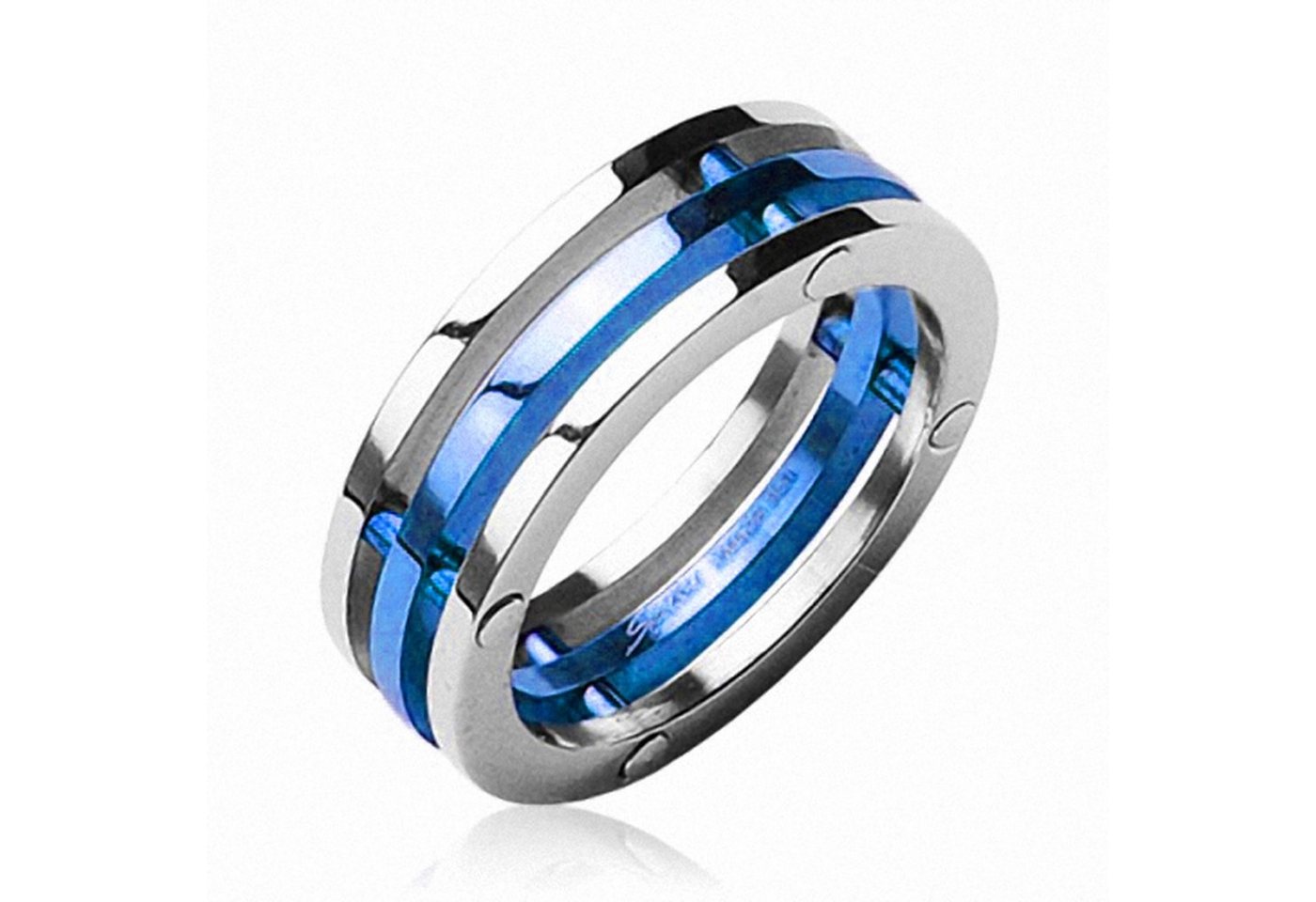 Taffstyle Fingerring Schmuck Ring 3-teilig Herren Damen Partnerring, Schmuck Ring 3-teilig Herren & Damen Partnerring Freundschaftsring von Taffstyle