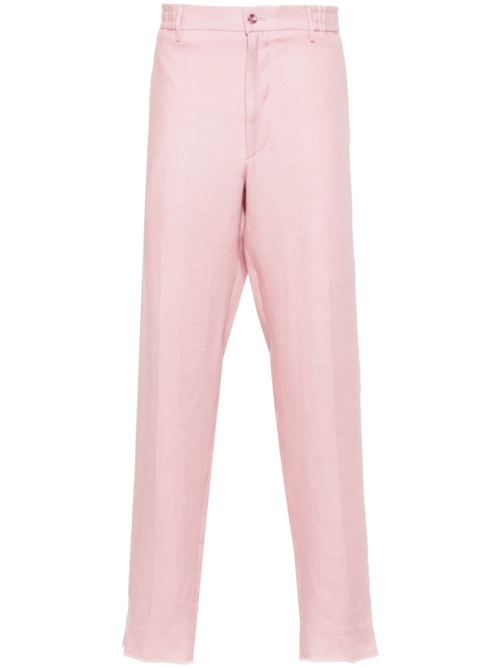 Tagliatore Tapered-Hose mit Bügelfalten - Rosa von Tagliatore