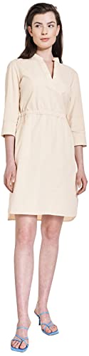 Taifun Damen 180012-11159 Kleid, Oatmeal, 44 EU von Taifun