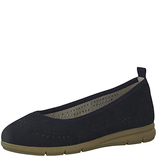 Tamaris Comfort Damen 8-8-82101-20-805 Ballerinas, Navy, 37 EU von Tamaris