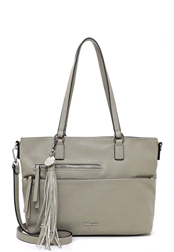 Tamaris Shopper TAS Adele 30476 Damen Handtaschen Uni khaki 910 von Tamaris