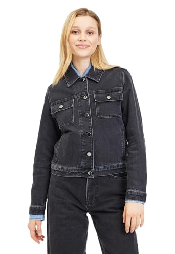 Tamaris Damen ARDESEN Jacket, Wash Black Denim, 40 von Tamaris