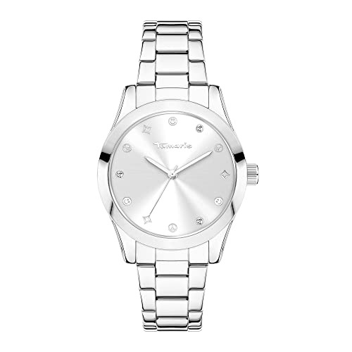 Tamaris Damen Analog Quarz Uhr mit Edelstahl Armband TT-0111-MQ von Tamaris