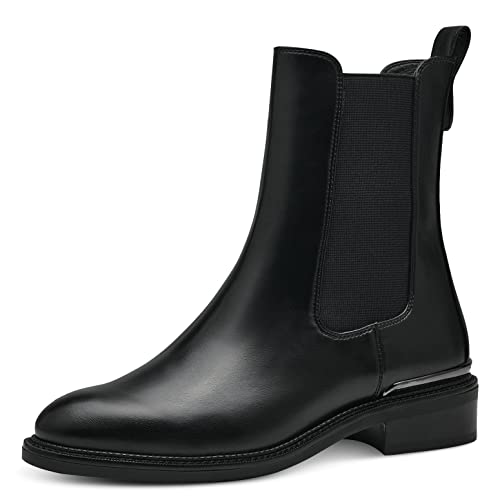 Tamaris Damen Ankle Boots, Frauen Stiefeletten,TOUCHit-Fußbett,Booties,halbstiefel,Kurzstiefel,uebergangsschuhe,Black,38 EU von Tamaris