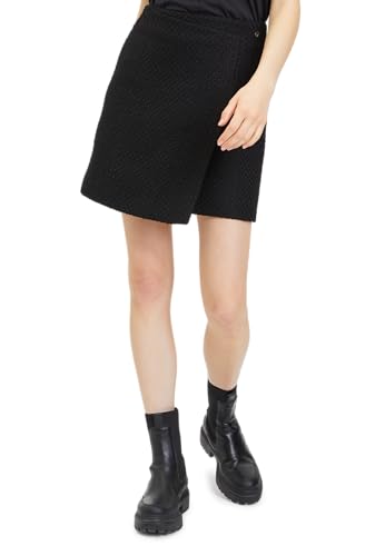 Tamaris Damen BARUMINI Mini Skirt, Black Beauty, 40 von Tamaris