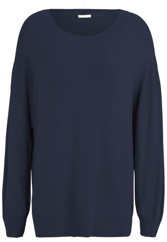 Tamaris Damen Bari Crew Sweat, Blueberry, 42 EU von Tamaris