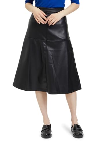 Tamaris Damen Baska Skirt Long, Black Beauty, 42 EU von Tamaris