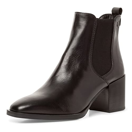 Tamaris Damen Chelsea Boots, Frauen Stiefeletten,TOUCHit-Fußbett,uebergangsstiefel,Schlupfstiefel,hoch,Boots,Stiefel,Bootee,Black,41 EU von Tamaris