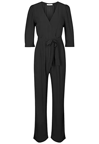 Tamaris Damen Gewickelter Jumpsuit ANJO Schwarz 36 von Tamaris