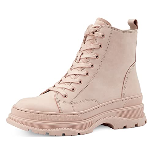 Tamaris Damen Schnürstiefel, Frauen Stiefel,TOUCHit-Fußbett,Winterschuhe,uebergangsstiefel,uebergangsschuhe,schnürboots,Boots,Ivory,37 EU von Tamaris