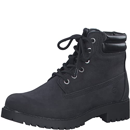 Tamaris Damen Schnürstiefel, Frauen Stiefel,Wechselfußbett,DUOtex,wasserabweisend,warm gefüttert,schnürung,Boots,Black Uni,37 EU Tamaris Damen Schnürstiefel, Frauen Stiefel,Wechselfußbett,DUOtex,wasserabweisend,warm gefüttert,schnürung,Boots,Black Uni,37 EU von Tamaris