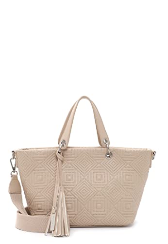 Tamaris Shopper Merle 32724 Damen Handtaschen Ornament sand 420 von Tamaris