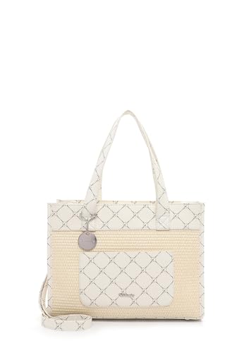 Tamaris Shopper TAS Anna 33086 Damen Handtaschen Material Mix ecru 320 von Tamaris