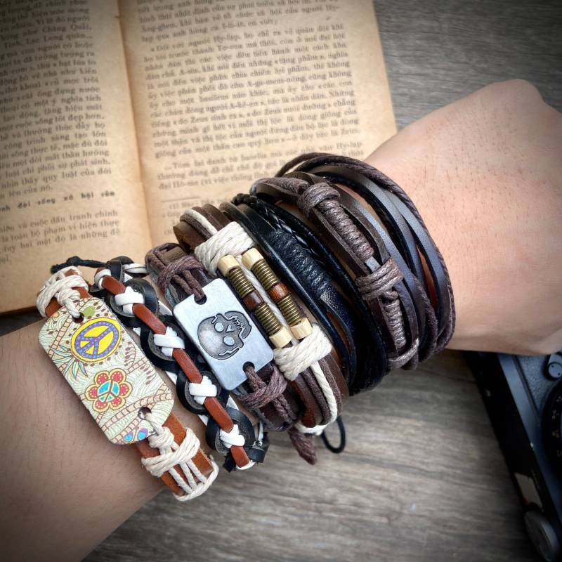 Handgefertigte Armbänder Für Paare Und Freunde Mit Einfachem Vintage-stil, Geschenk Männer Frauen, Unisex, Personalisierte Geschenke von TamyGift