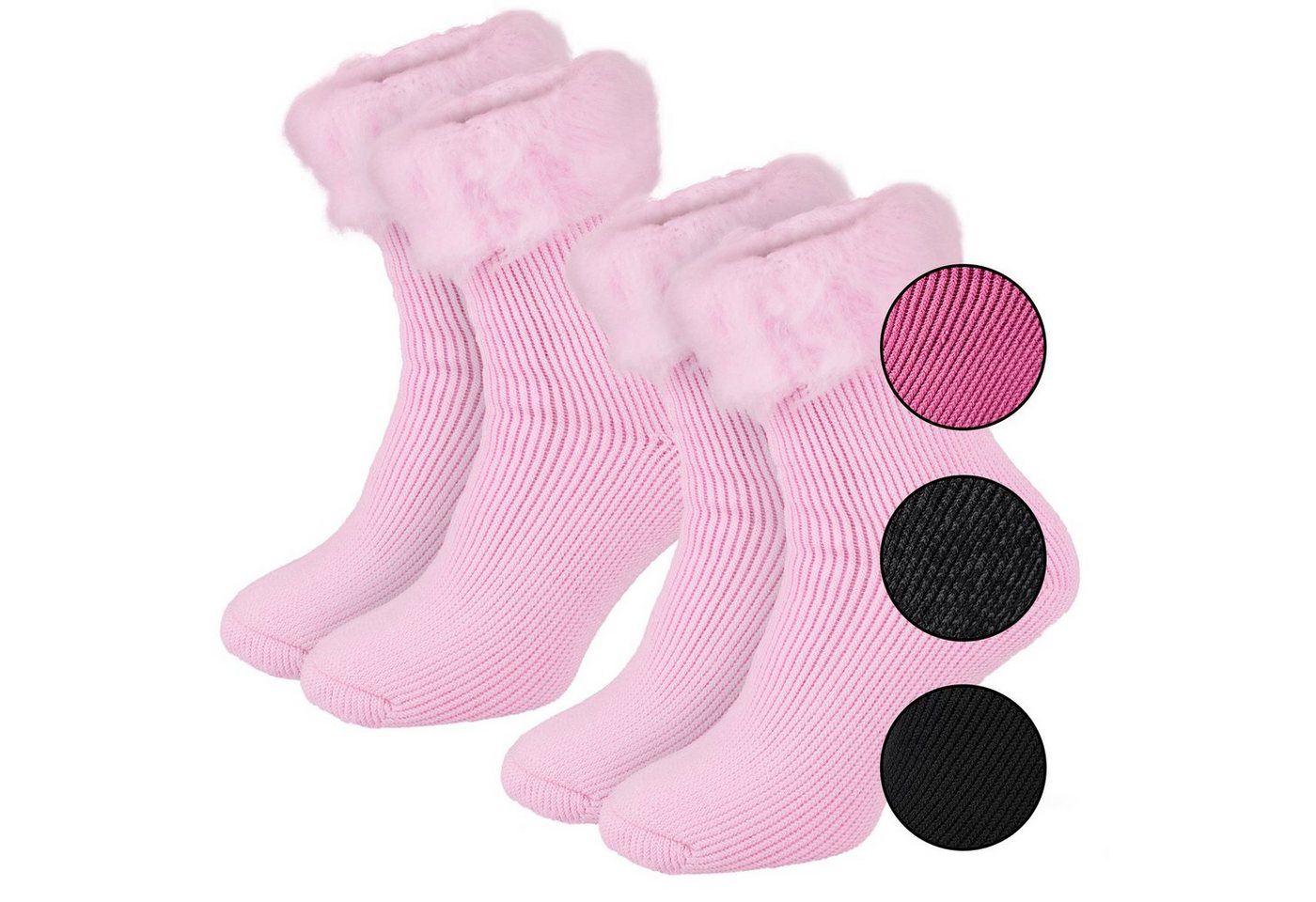 Tarjane Thermosocken fleecy (Spar-Set, 2-Paar) Damen Kuschelsocken Thermostrümpfe von Tarjane