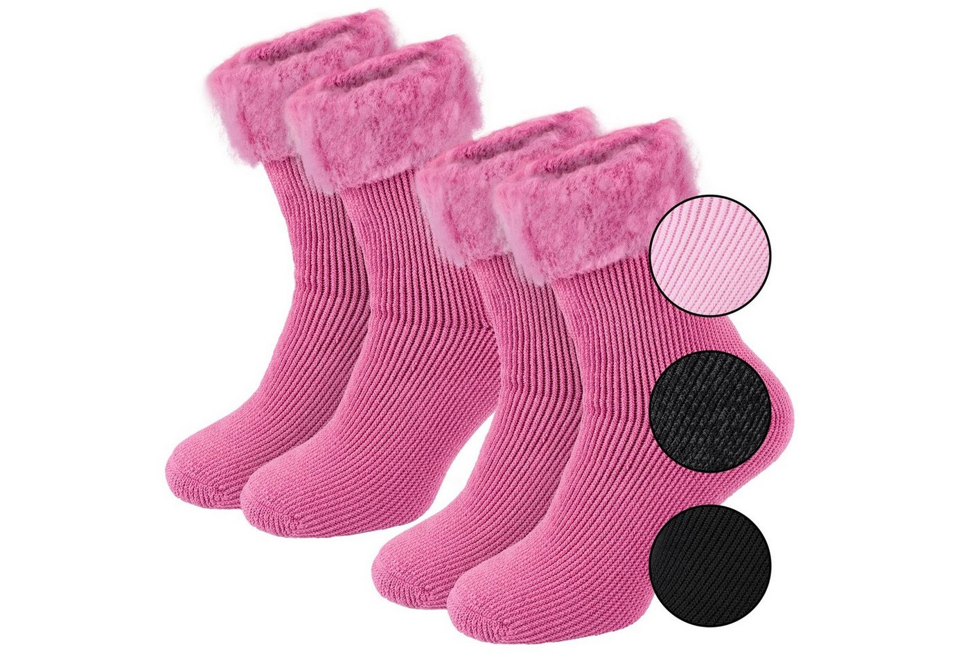 Tarjane Thermosocken fleecy (Spar-Set, 2-Paar) Damen Kuschelsocken Thermostrümpfe von Tarjane