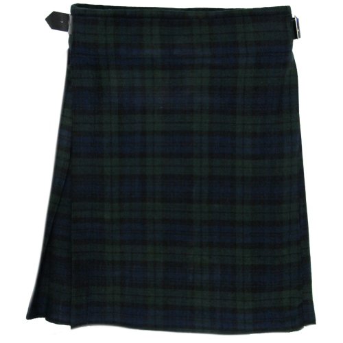 Tartanista - Herren Kilts mit 61 cm (24“) Länge - hochwertig - Black Watch-Tartanmuster - Taille (Nabelhöhe): 76,2cm (30“)/Länge: 61cm (24“) von Tartanista