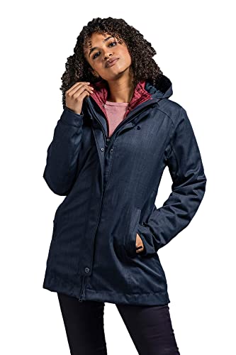 Tatonka Naika Womens 3in1 Coat, 36/36 Damen, grey blue von Tatonka