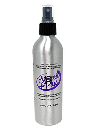 ALOE Stencil Plus + Abzugsflüssigkeit TATTOO Stempel 220ml - INKgrafiX® Deutschland - PROFI STUDIO - IG54722 - Matritzenflüssigkeit Flüssigkeit Aloe vegan von Tattoo [INKgrafiX] Piercing