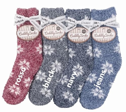 Taubert 232154588 KUSCHELSOCKEN 1 Paar Snow Stars in 4 Farben Farbe Jeans von Taubert