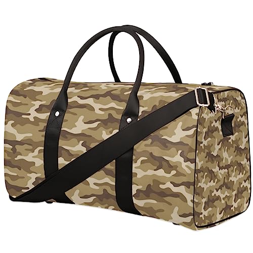 Aquarell Camouflage Reisetasche, Weekender Taschen für Frauen Reisen, Turnbeutel, Handgepäck Taschen für Flugzeuge, Duffle Bag für Männer Reisen, Weekender Tasche, Aquarell von Tavisto