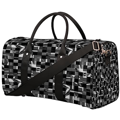 Art Geometrische Reisetasche, Weekender Taschen für Frauen Reisen, Turnbeutel, Handgepäck Taschen für Flugzeuge, Duffle Bag für Männer Reisen, Weekender Tasche, Kunst Geometrisch von Tavisto