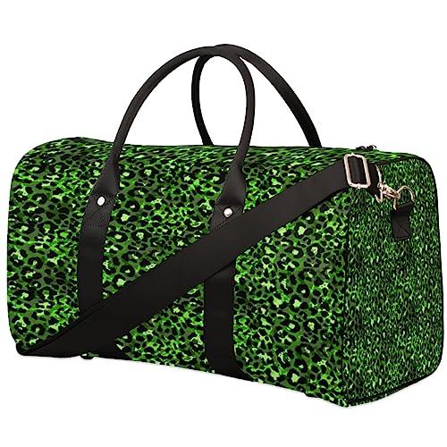 Art Leopard Print Reisetasche, Weekender Taschen für Frauen Reisen, Turnbeutel, Handgepäck Taschen für Flugzeuge, Duffle Bag für Männer Reisen, Weekender Tasche, Reise Duffle Bag, von Tavisto