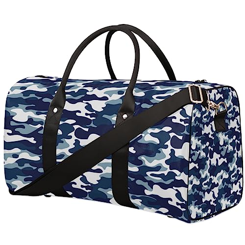 Camouflage Print Reisetasche, Weekender Taschen für Frauen Reisen, Turnbeutel, Handgepäck Taschen für Flugzeuge, Duffle Bag für Männer Reisen, Weekender Tasche, Camouflage-Muster von Tavisto