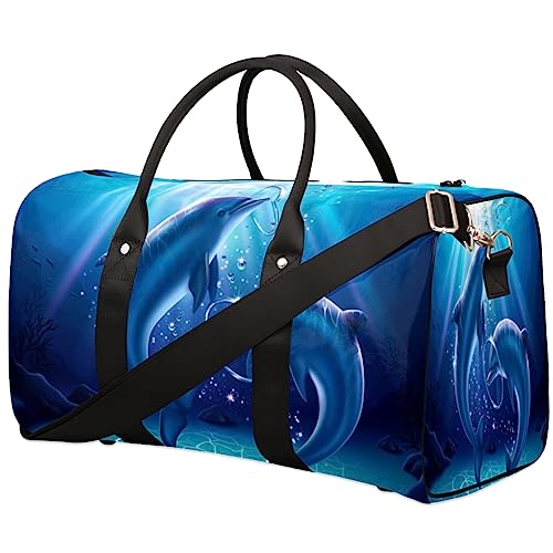 Delfine Reisetasche, Weekender Taschen für Frauen Reisen, Turnbeutel, Handgepäck Taschen für Flugzeuge, Duffle Bag für Männer Reisen, Weekender Tasche, Delfine von Tavisto