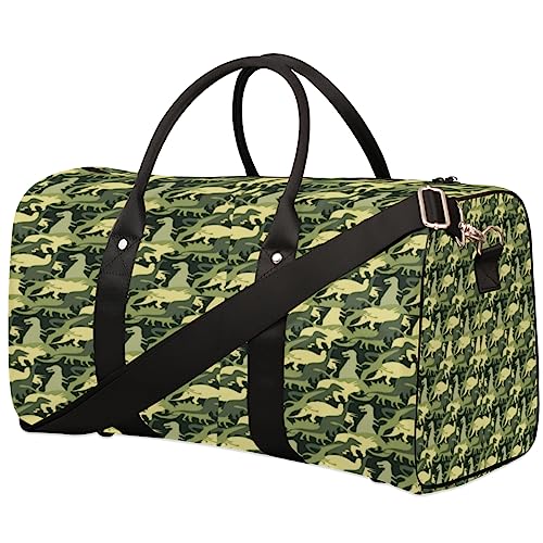 Dinosaurier Flucht Reisetasche, Weekender Taschen für Frauen Reisen, Turnbeutel, Handgepäck Taschen für Flugzeuge, Duffle Bag für Männer Reisen, Weekender Tasche, Dinosaurier Flucht von Tavisto