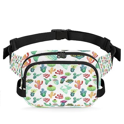 Full Moon Over Water Durable Waterproof Fanny Pack with Double Zipper Closure - Organize Your Essentials with Ease - Lightweight and Comfortable for Men and Women, Voller Rangecactus von Tavisto