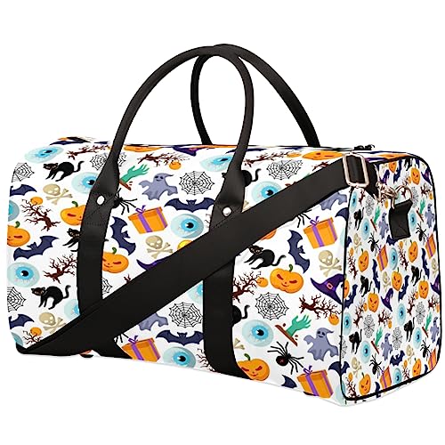 Halloween Print Reisetasche, Weekender Taschen für Frauen Reisen, Turnbeutel, Handgepäck Taschen für Flugzeuge, Duffle Bag für Männer Reisen, Weekender Tasche, Halloween-Aufdruck von Tavisto