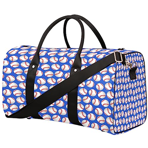 Klassische Baseball-Reisetasche, Weekender Taschen f黵 Frauen Reisen, Turnbeutel, Handgep鋍ktaschen f黵 Flugzeuge, Duffle Bag f黵 M鋘ner Reisen, Weekender Tasche, Reisetasche, Klassischer Baseball von Tavisto