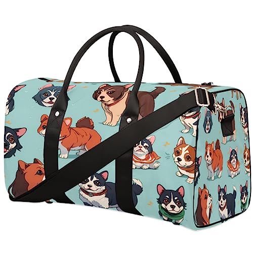 Niedliche Haustier Hund Reisetasche, Weekender Taschen für Frauen Reisen, Turnbeutel, Handgepäck Taschen für Flugzeuge, Duffle Bag für Männer Reisen, Weekender Tasche, Niedlicher von Tavisto