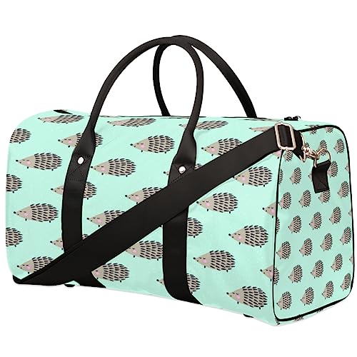 Niedliche Igel Reisetasche, Weekender Taschen für Frauen Reisen, Turnbeutel, Handgepäck Taschen für Flugzeuge, Duffle Bag für Männer Reisen, Weekender Tasche, Niedliche Igel von Tavisto