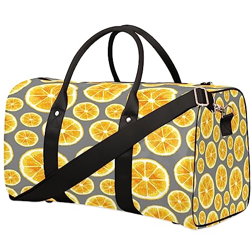 Orange Obst Reisetasche, Weekender Taschen für Frauen Reisen, Turnbeutel, Handgepäck Taschen für Flugzeuge, Duffle Bag für Männer Reisen, Weekender Tasche, Orangenfrucht von Tavisto