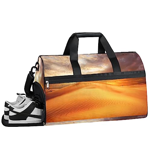 Tavisto Desert Ultimate wasserdichte Reisetasche für Damen – stilvoll, geräumig und vielseitiger Reise- und Fitnessbegleiter, Wüste, 19.7*9.9*13inch von Tavisto