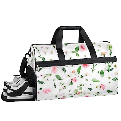 Tavisto Spring Pink Rosa Ultimate wasserdichte Reisetasche für Damen – stilvoll, geräumig und vielseitiger Reise- und Fitnessbegleiter, Frühling Rosa Rosa, 19.7*9.9*13inch von Tavisto