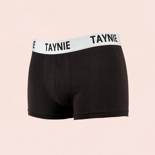 2er-Pack schwarz/schwarz - Retroshorts - Biozidfrei - Zertifiziert - TAYNIE HERREN BOXERSCHORTS von Taynie